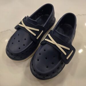 Sperry Kids Loafer Water Shoes - Navy and Cream 9M